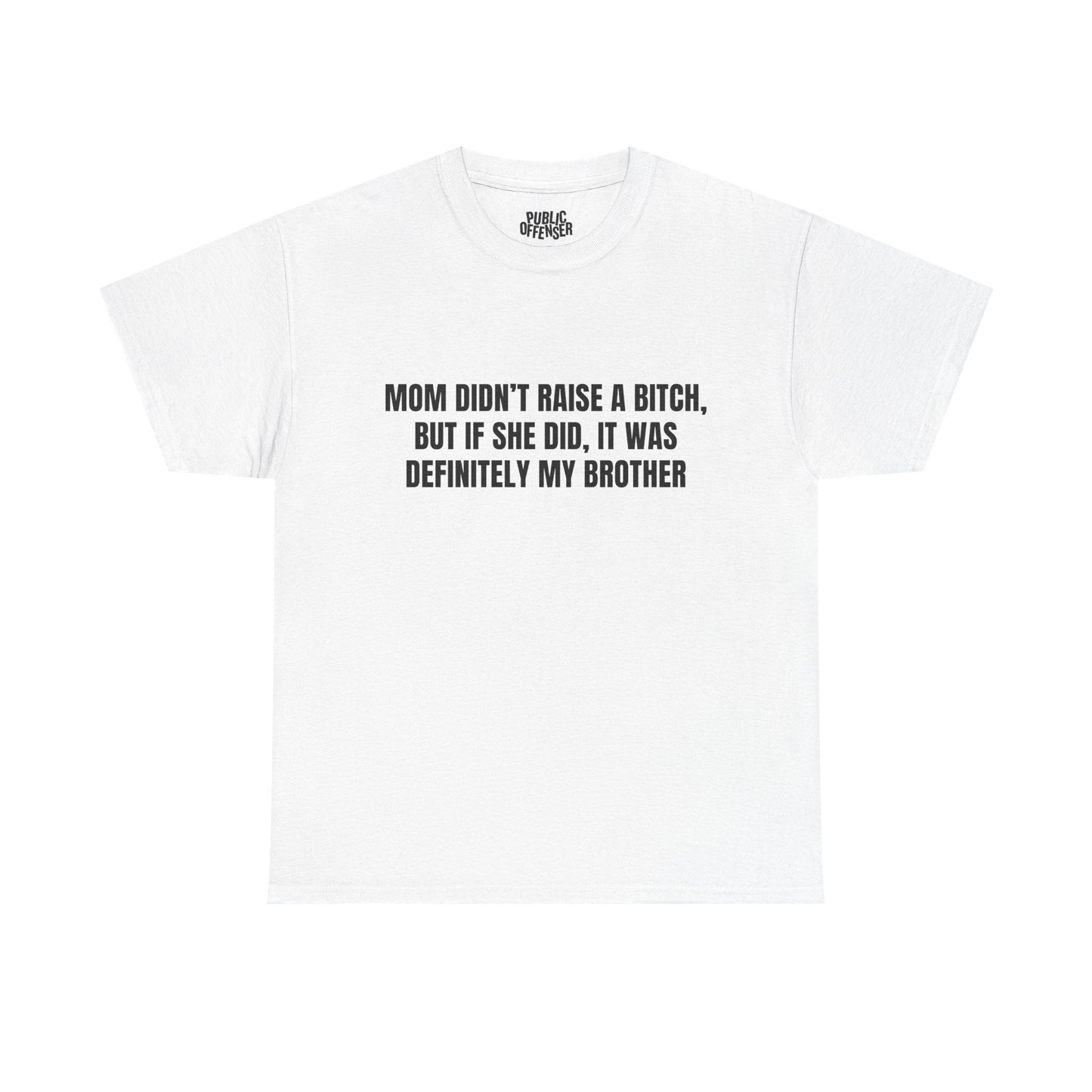 Brother funny meme reaction t-shirt alternate color, heavy cotton unisex tee