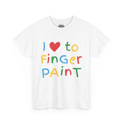 I love to finger paint