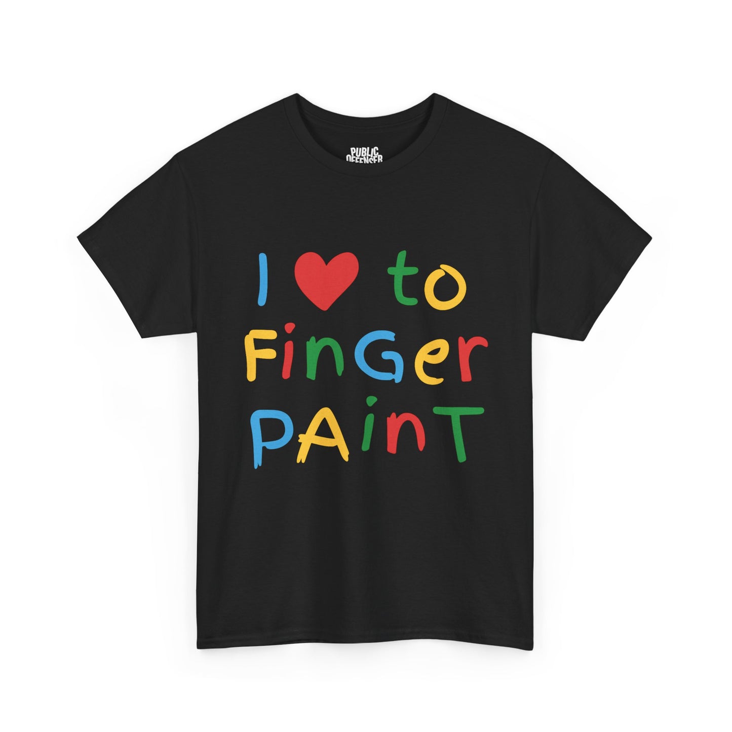 I love to finger paint
