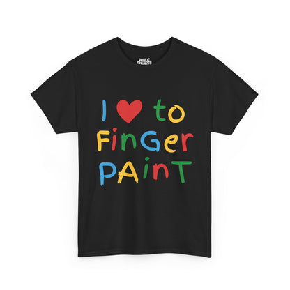 I love to finger paint