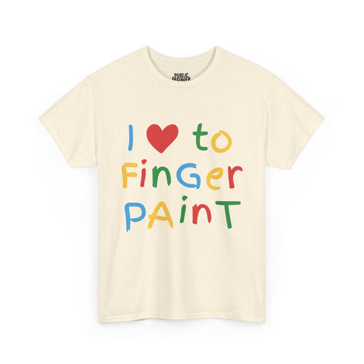 I love to finger paint