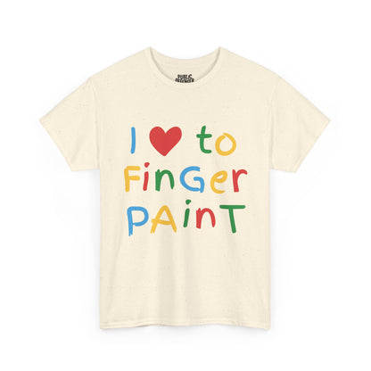 I love to finger paint