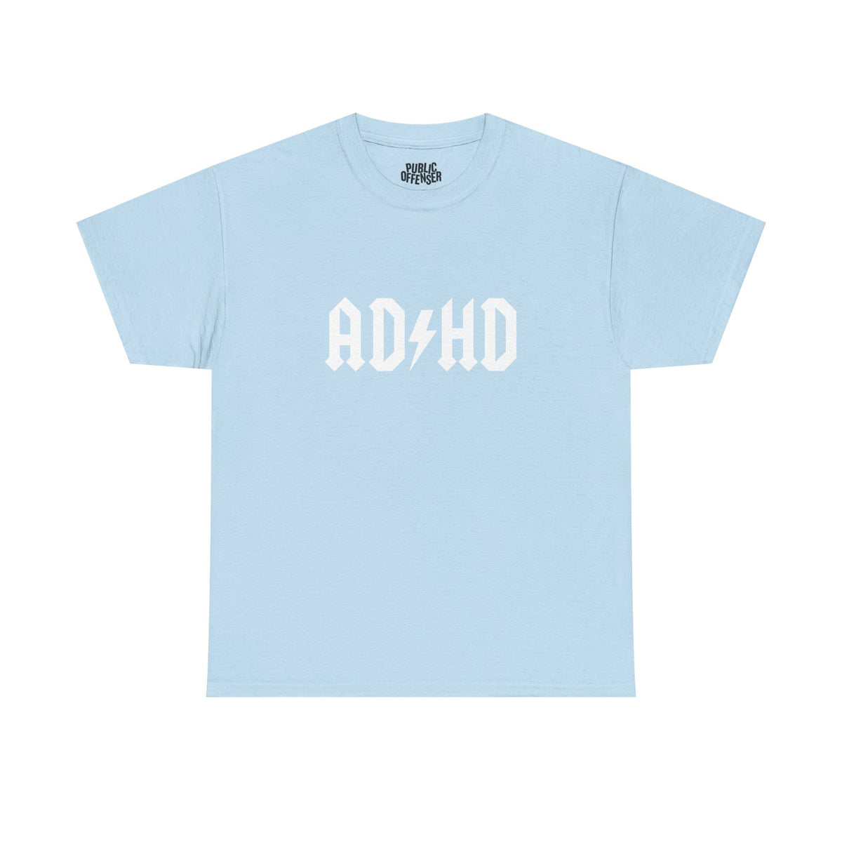 AD/HD funny ADHD t-shirt alternate color, heavy cotton unisex tee