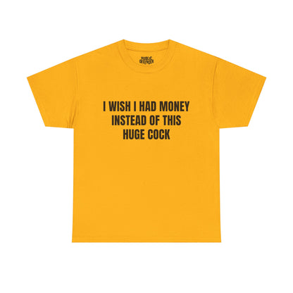 Huge Cock – Funny Adult Humor Novelty T-Shirt