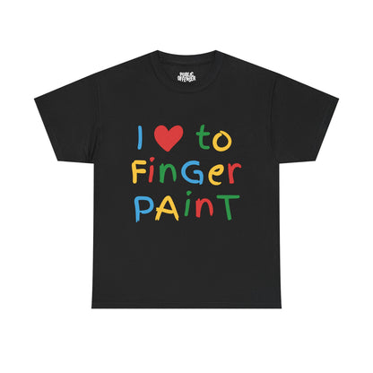 I love to finger paint