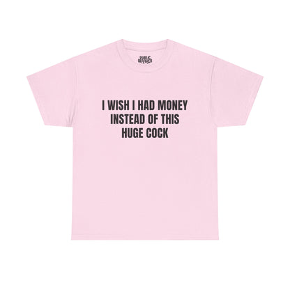 Huge Cock – Funny Adult Humor Novelty T-Shirt