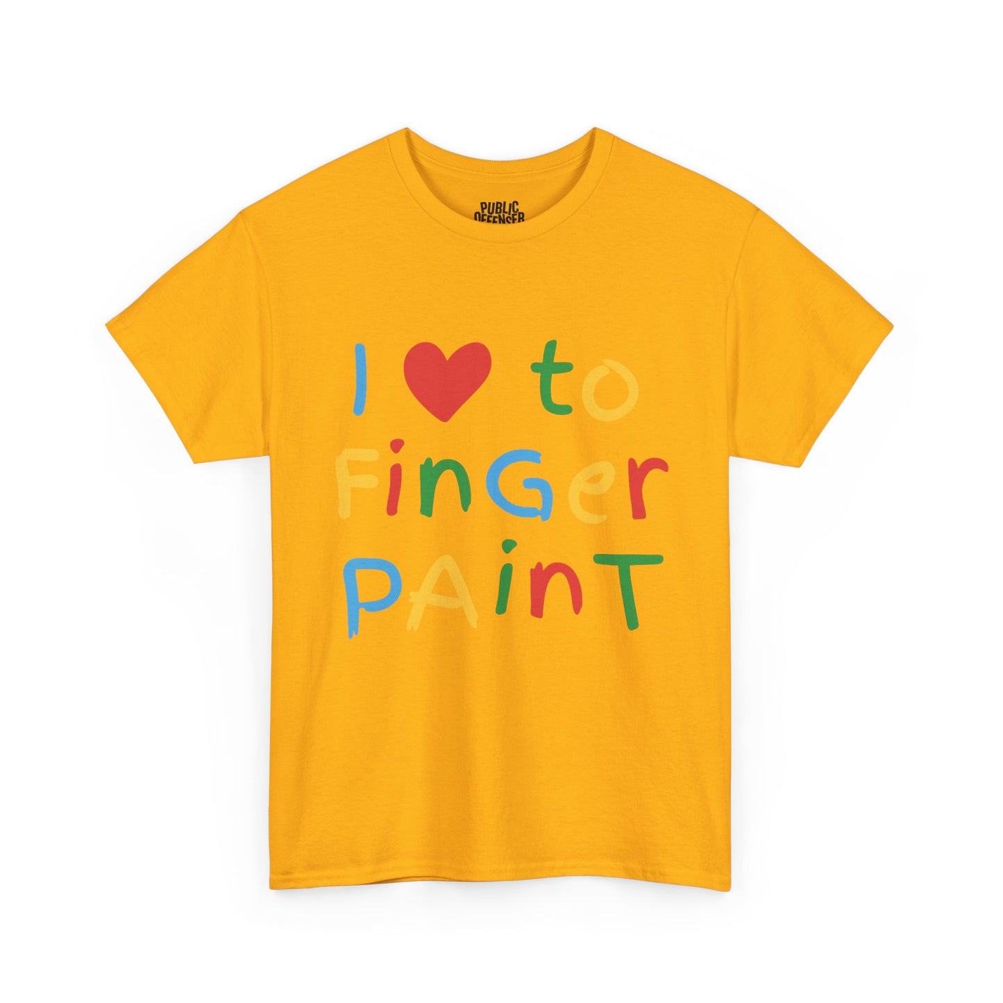 I love to finger paint