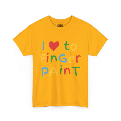 I love to finger paint