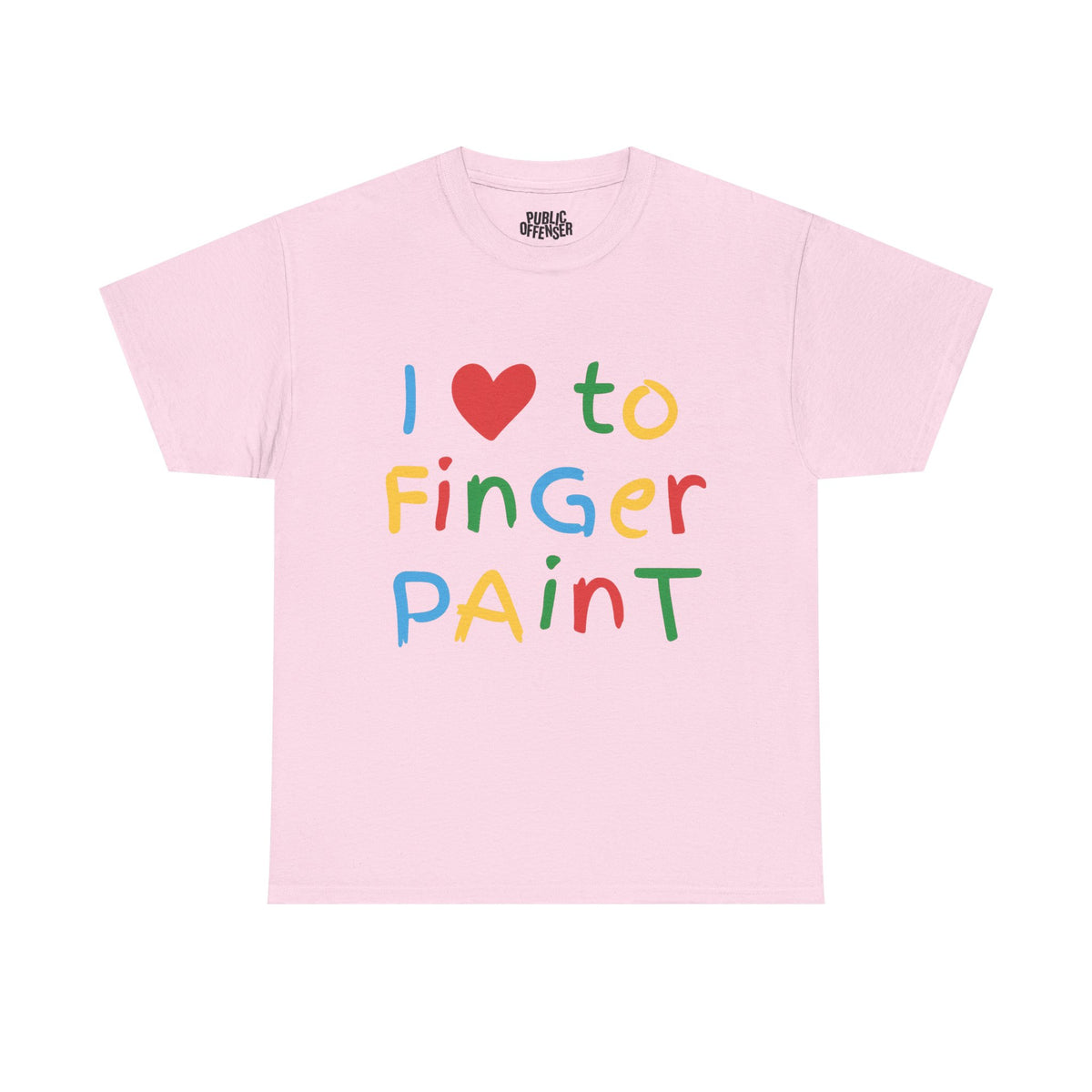 I love to finger paint