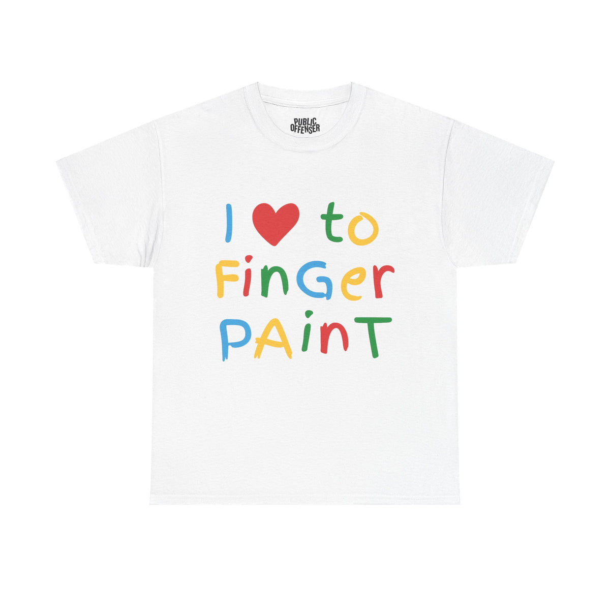 I love to finger paint