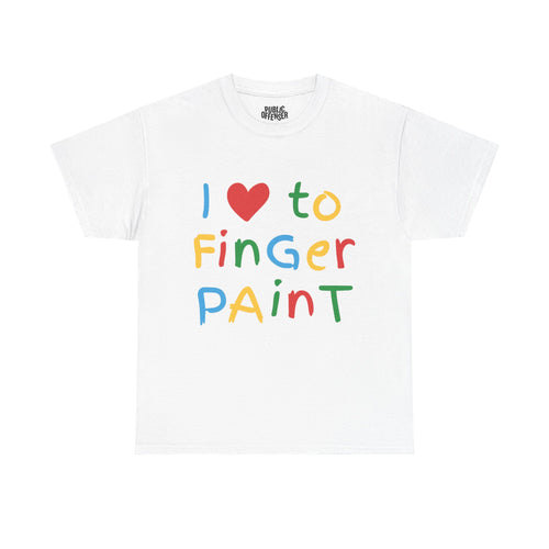I love to finger paint