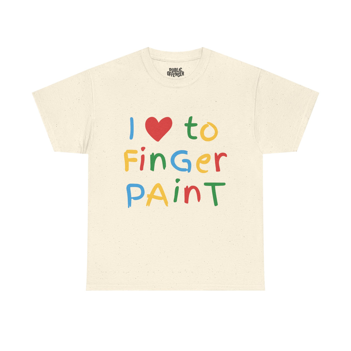 I love to finger paint