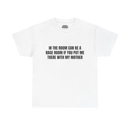 Mother Rage funny angry mom t-shirt alternate color, heavy cotton unisex tee