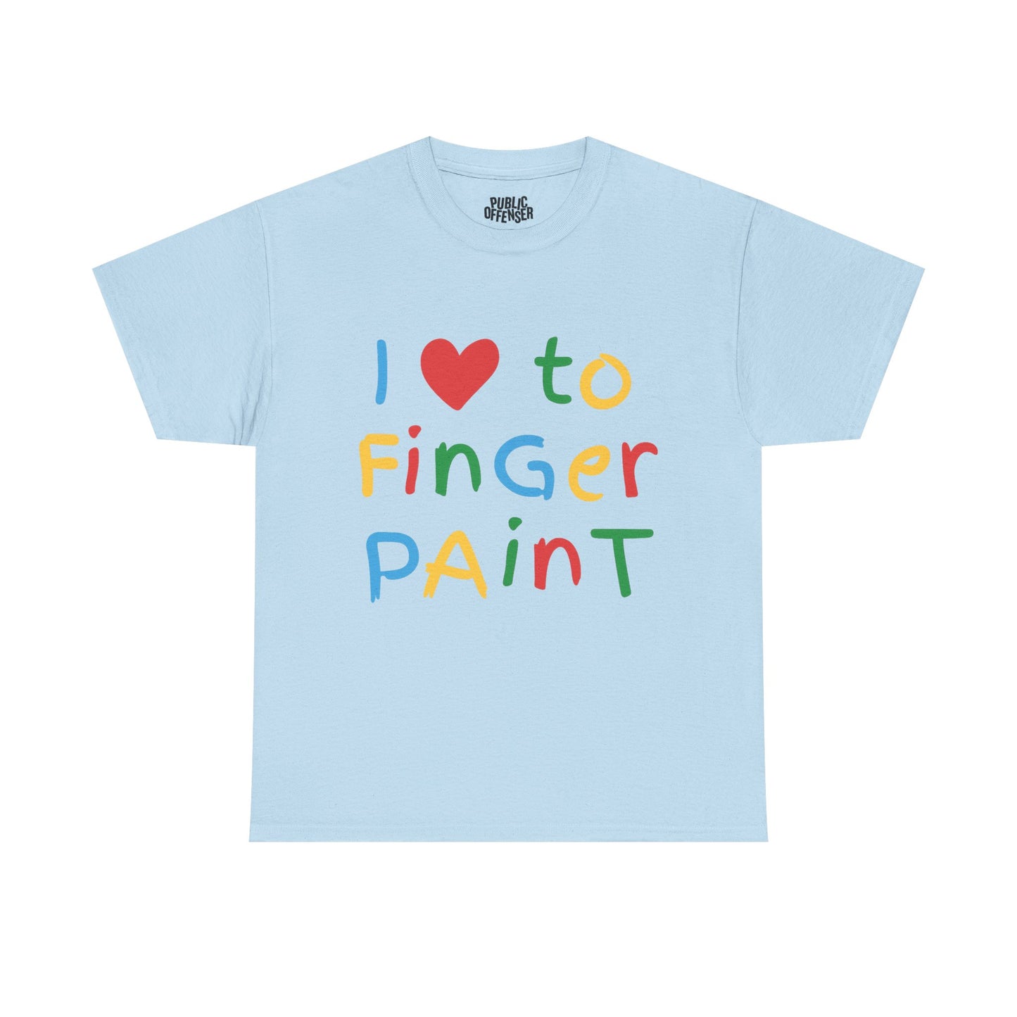 I love to finger paint