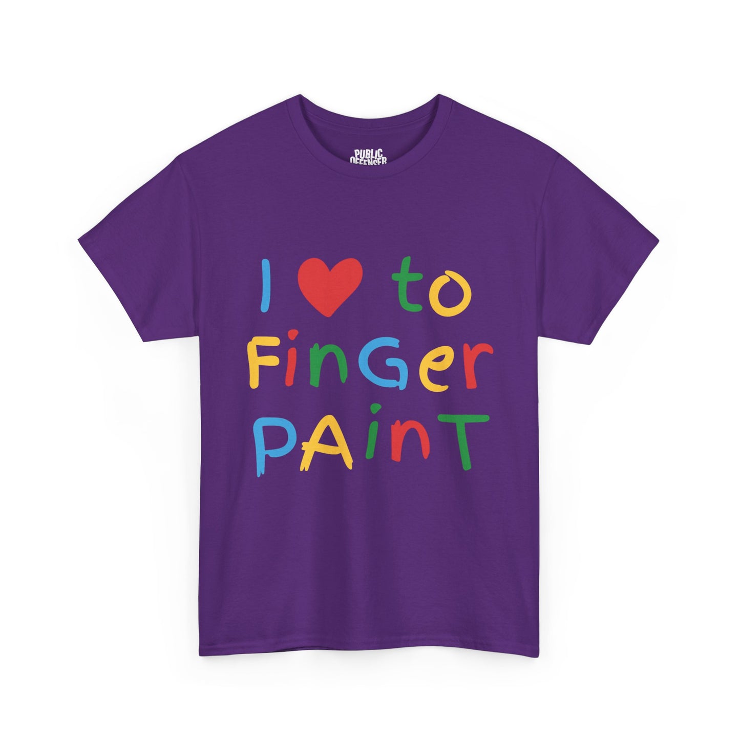 I love to finger paint