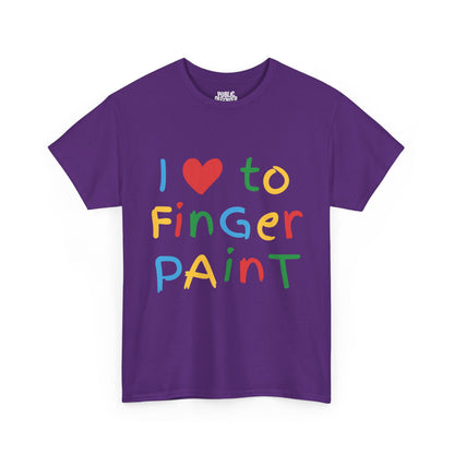 I love to finger paint