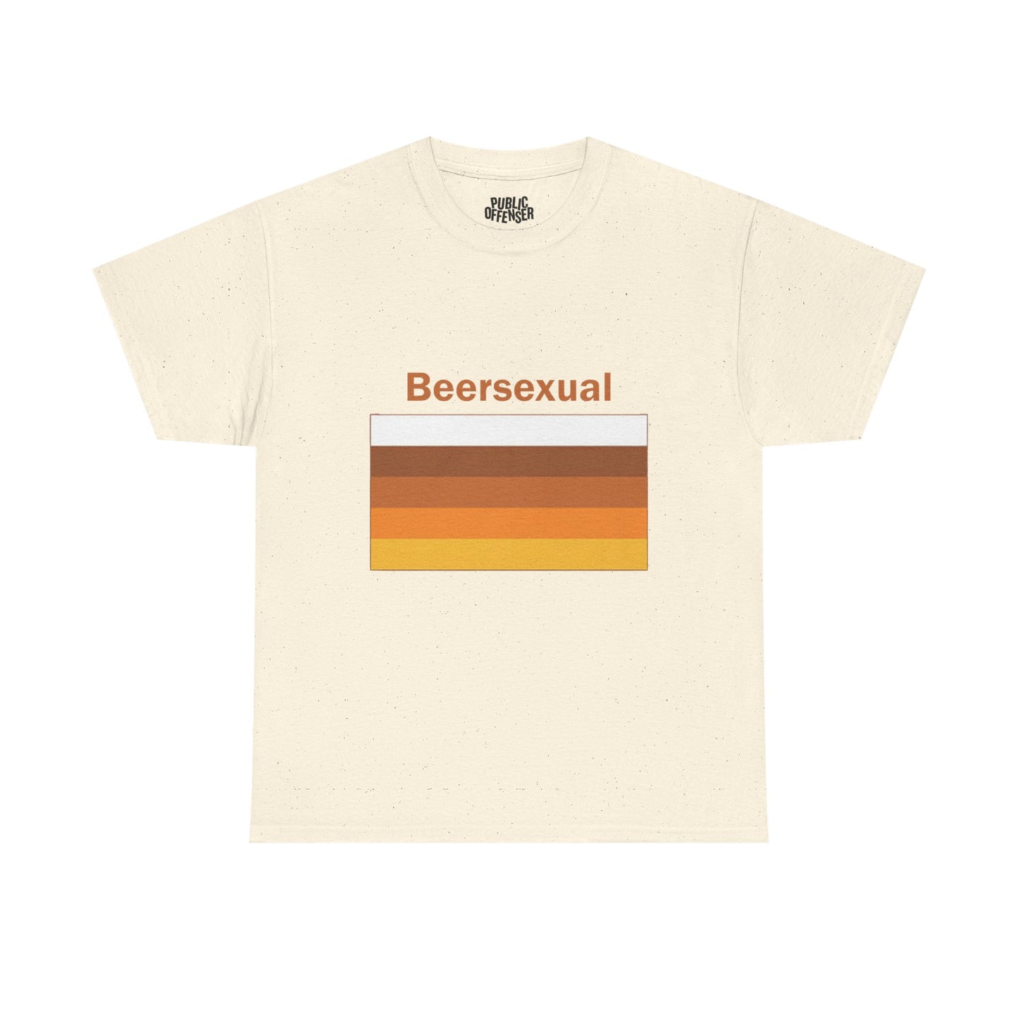 Beersexual funny beer lover t-shirt alternate color, heavy cotton unisex tee