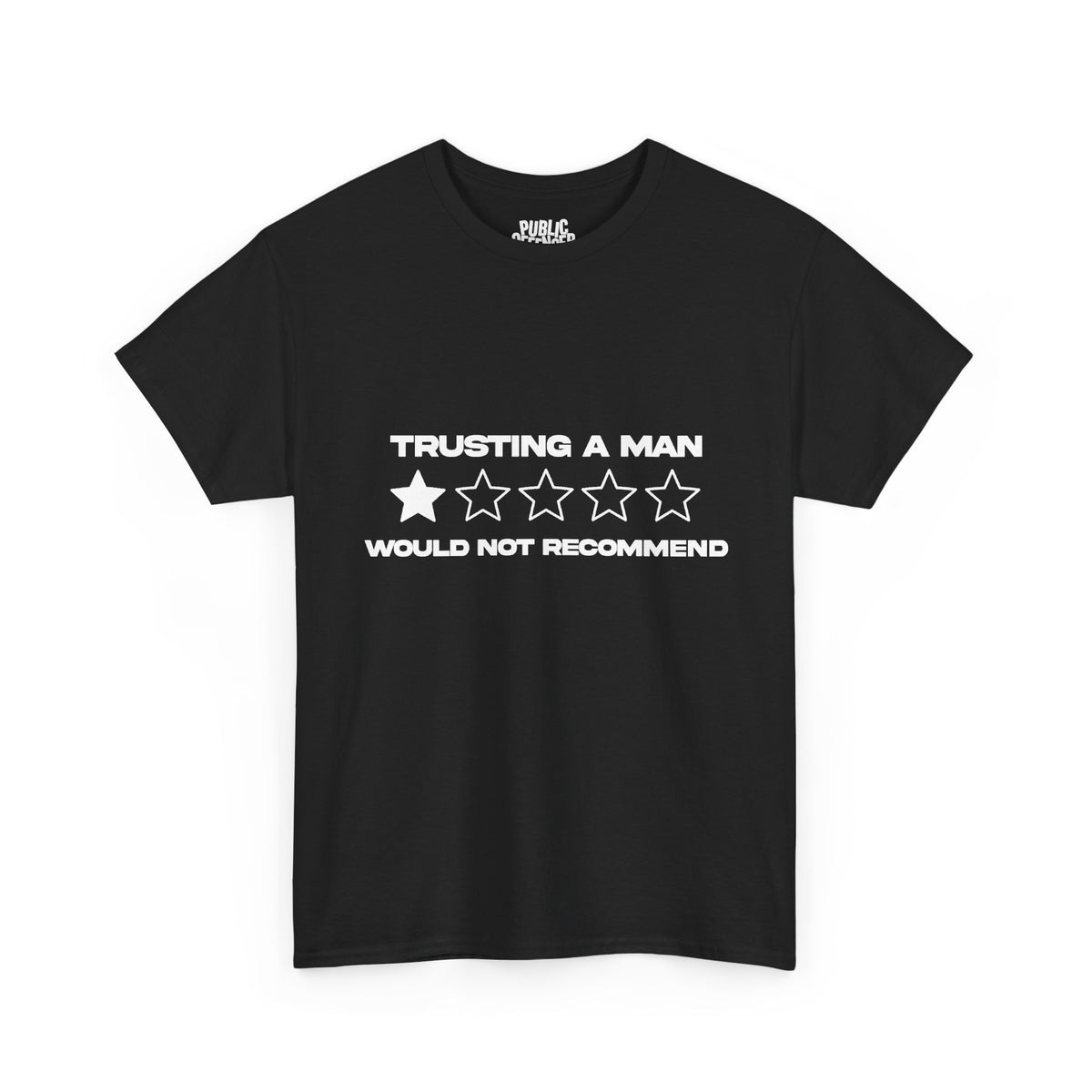 Trusting a man/ would not recommend