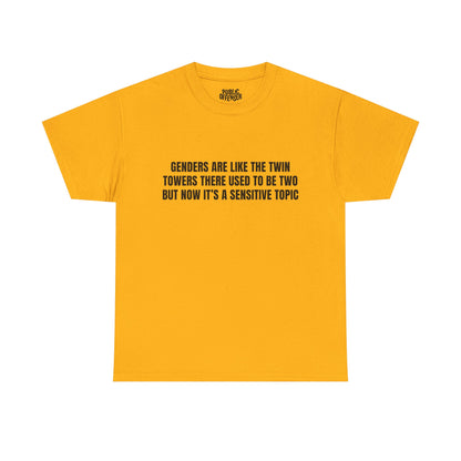 Sensitive Topic – Funny Sarcastic T-Shirt